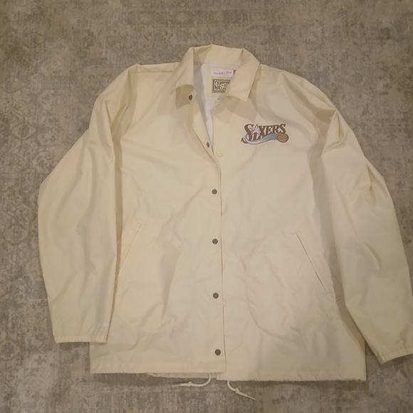 Mitchell & Ness 76ers windbreaker - Picture 1 of 5